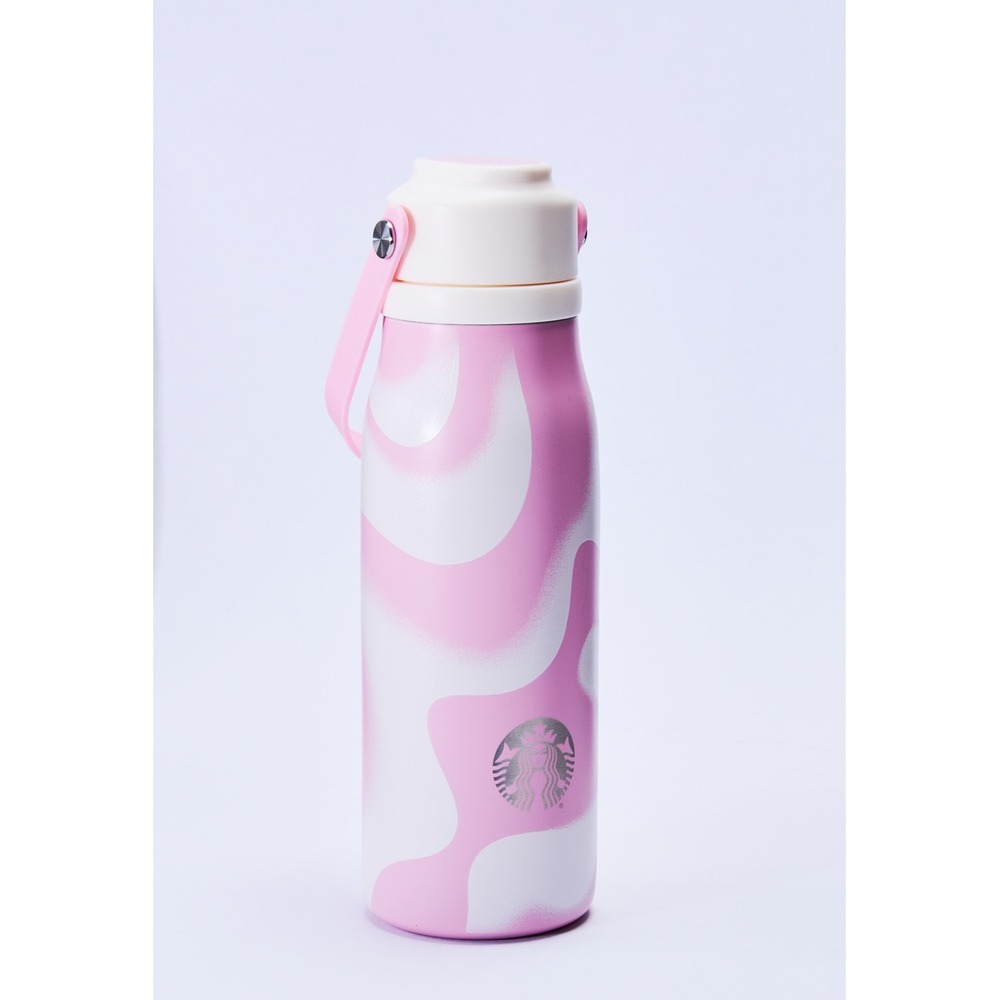 Starbucks 2026 Limited Edition Pink Vibes Swirl Collection 18oz SS Water Bottle